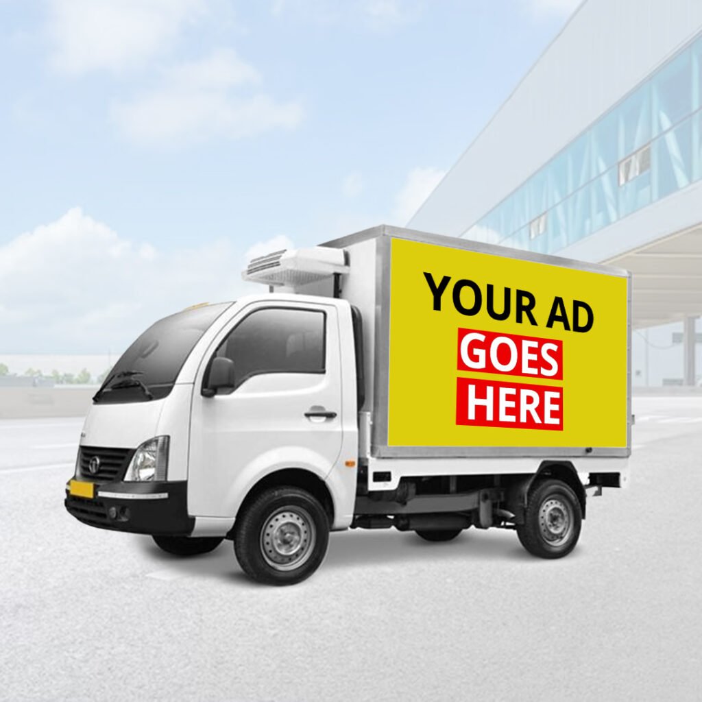 Mobile van Display Advertisement