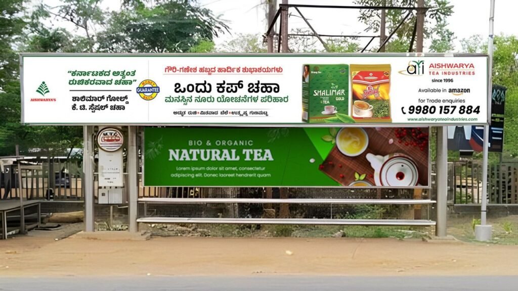 Bus Shelter advertisement
