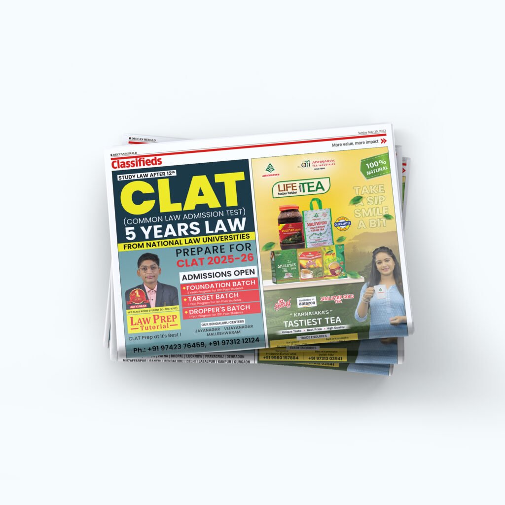 Newspaper Advertisement