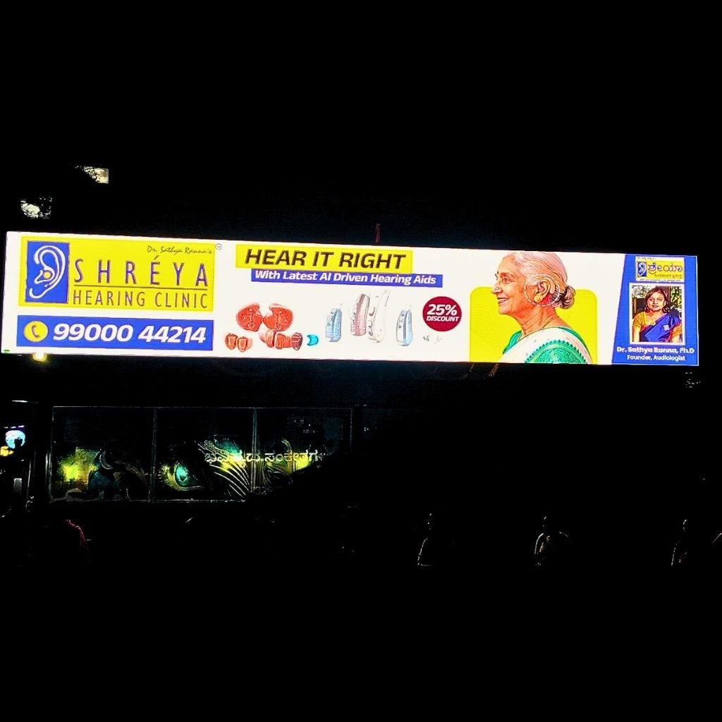 Bus shelter advertisement campaign in Bangalore by Chiya Media